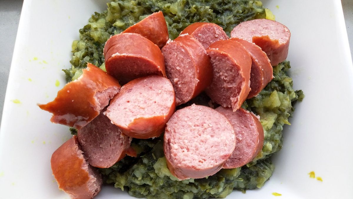 Boerenkoolstamppot met rookworst