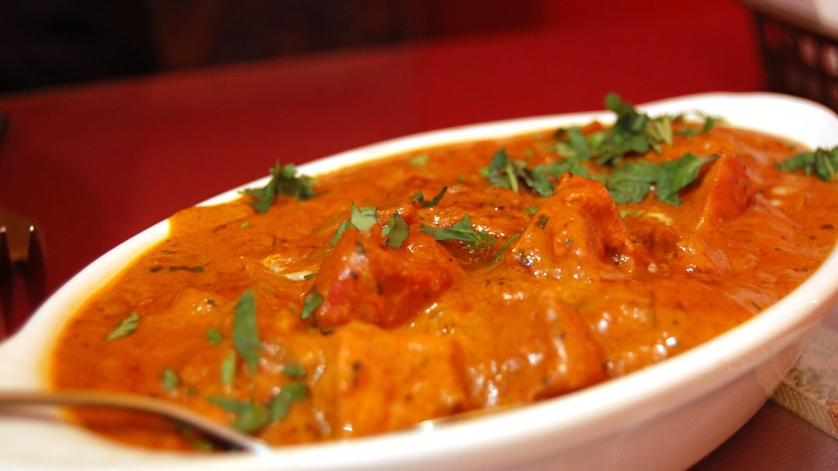 Butter chicken met rijst
