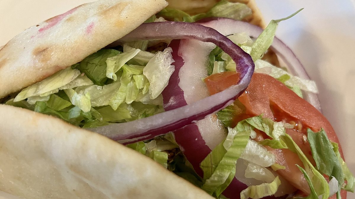 Volkoren pita met Griekse kip