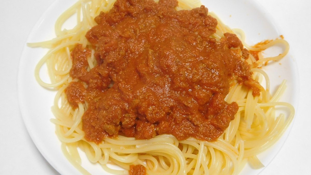 Spaghetti bolognese met tonijn