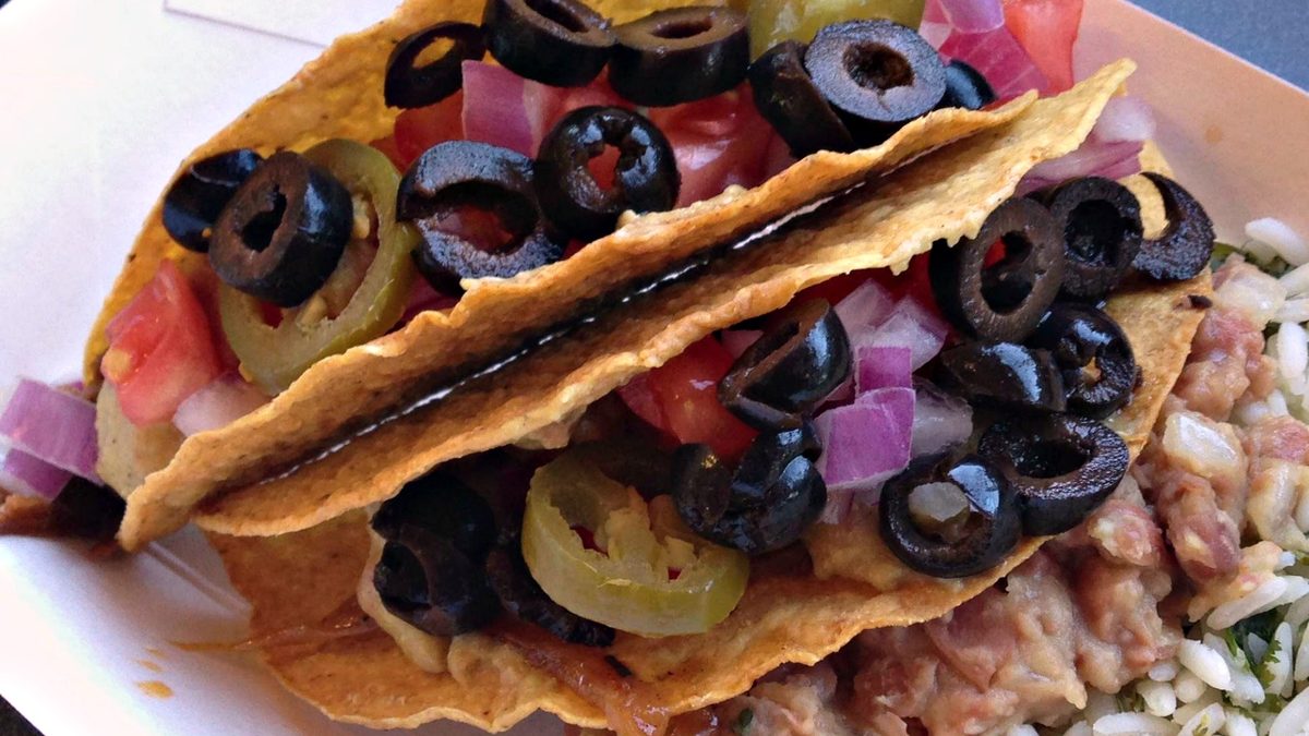 Vegan taco's met plantaardig gehakt